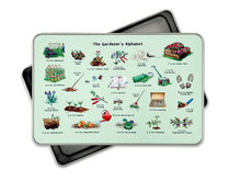 Load image into Gallery viewer, The Gardener's Alphabet Storage Tin