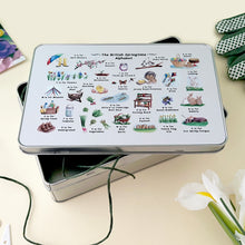 Load image into Gallery viewer, The British Springtime Alphabet Storage Tin