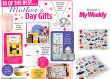 Load image into Gallery viewer, The Mother's Alphabet Glass Cutting Board