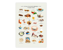 Load image into Gallery viewer, A Very Scottish Alphabet 'Food & Drink' Print