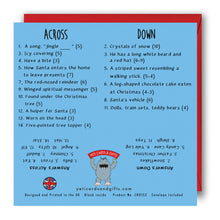 Load image into Gallery viewer, Activity Christmas Card - Christmas Crossword