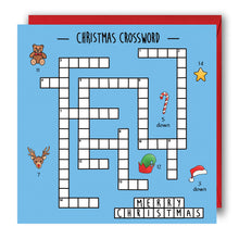 Load image into Gallery viewer, Activity Christmas Card - Christmas Crossword