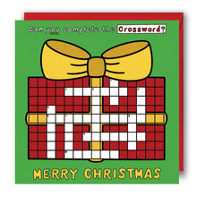 Load image into Gallery viewer, Activity Christmas Card - Christmas Crossword