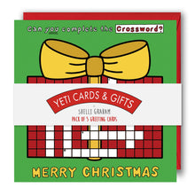 Load image into Gallery viewer, Activity Christmas Card - Christmas Crossword
