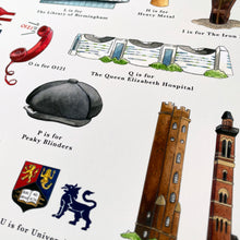 Load image into Gallery viewer, The Birmingham Alphabet Art Print