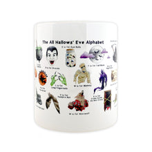 Load image into Gallery viewer, The All Hallows' Eve Alphabet Mug