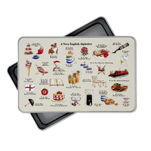 Load image into Gallery viewer, A Very English Alphabet Storage Tin