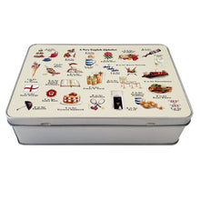 Load image into Gallery viewer, A Very English Alphabet Storage Tin