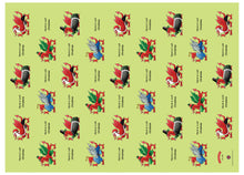 Load image into Gallery viewer, Welsh Dragon Christmas Gift Wrap