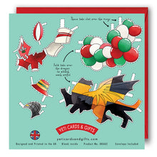 Load image into Gallery viewer, Dress a Welsh Dragon Birthday Card