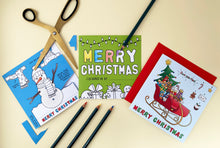 Load image into Gallery viewer, Pack of 10 Mixed Children's Christmas Cards