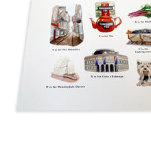 Load image into Gallery viewer, The Yorkshire Alphabet Art Print