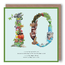 Load image into Gallery viewer, 10th birthday card for boys