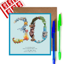 Load image into Gallery viewer, 30th card for birthday or 30th anniversary card