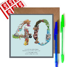 Load image into Gallery viewer, 40th card for birthday or 40th anniversary card