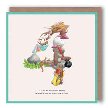 Load image into Gallery viewer, 4th birthday card for boys