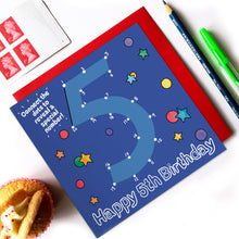 Load image into Gallery viewer, 5 today birthday card
