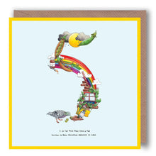 Load image into Gallery viewer, 5th birthday card for a boy