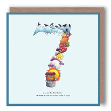 Load image into Gallery viewer, 7th birthday card