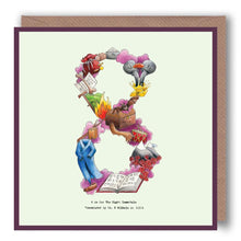 Load image into Gallery viewer, 8th birthday card for boys