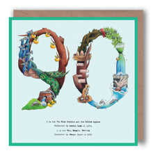 Load image into Gallery viewer, 90th birthday card