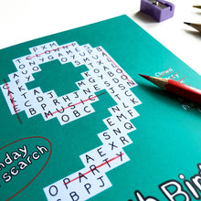 Load image into Gallery viewer, 9th birthday card girl