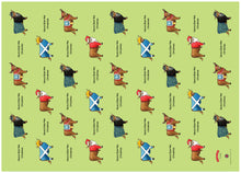 Load image into Gallery viewer, Highland Cow Christmas Gift Wrap