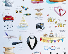 Load image into Gallery viewer, The Wedding Alphabet Art Print
