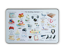Load image into Gallery viewer, The Wedding Alphabet Storage Tin