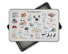 Load image into Gallery viewer, The Wedding Alphabet Storage Tin