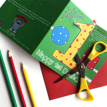 Load image into Gallery viewer, number 1 birthday card