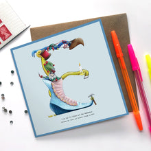 Load image into Gallery viewer, letter-e-alphabet-card