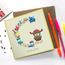 Load image into Gallery viewer, letter-g-alphabet-card