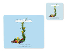 Load image into Gallery viewer, alphabet placemat and matching coaster letter j