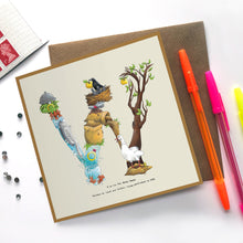 Load image into Gallery viewer, letter-w-alphabet-card