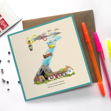 Load image into Gallery viewer, letter-z-alphabet-card