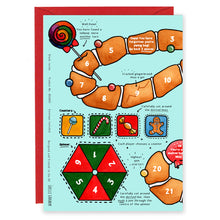 Load image into Gallery viewer, Gingerbread Board Game Christmas Card
