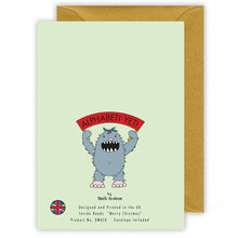 Load image into Gallery viewer, K is for knitted Jumpers Christmas Card