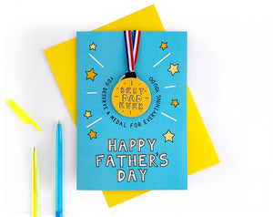 Father's Day Card with Keyring