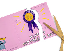 Load image into Gallery viewer, Best Mum or Best Mom Mother's Day Card