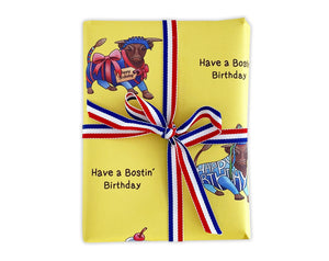 Birmingham Bull Birthday Gift Wrap