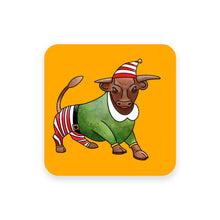 Load image into Gallery viewer, Birmingham Bull Christmas Coasters