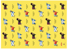 Load image into Gallery viewer, Highland Cow Birthday Gift Wrap