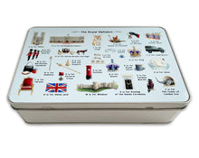 Load image into Gallery viewer, The Royal Alphabet Storage Tin