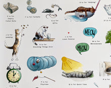 Load image into Gallery viewer, The Cat's Alphabet Art Print