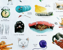 Load image into Gallery viewer, crazy cat lady tea towel gift idea for her