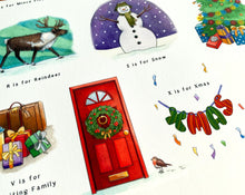 Load image into Gallery viewer, The Christmas Alphabet Art Print