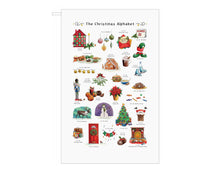 Load image into Gallery viewer, The Christmas Alphabet Tea Towel
