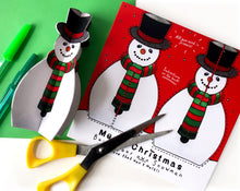 Load image into Gallery viewer, christmas activity christmas card for children