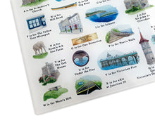 Load image into Gallery viewer, The Clevedon Alphabet Cutting Board